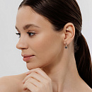 Серьги золотые 21104-102 | Серьги золотые 21104-102 купить по цене 160834 руб. в ювелирном магазине ⭐️ «Золотая Подкова»