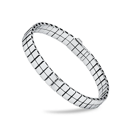 Браслет серебряный 01060-60-090101-00 | Браслеты с фианитом купить по выгодной цене в ювелирном магазине ⭐️ «Золотая Подкова»