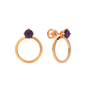 Серьги золотые 1044012-11220-A | Серьги золотые 1044012-11220-A купить по цене 38805 руб. в ювелирном магазине ⭐️ «Золотая Подкова»