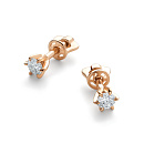 Серьги золотые 26048-100 | Серьги золотые 26048-100 купить по цене 98546 руб. в ювелирном магазине ⭐️ «Золотая Подкова»