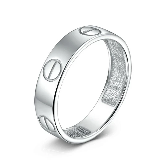 Кольцо серебряное Ct-42-01 | Ювелирные изделия от бренда Серебро России 💍 купить по доступной цене в ювелирной сети «Золотая Подкова»