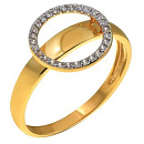 Кольцо золотое 802-01841-10-00-20-00 | Кольцо золотое 802-01841-10-00-20-00 купить по цене 43200 руб. в ювелирном магазине ⭐️ «Золотая Подкова»