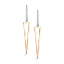 Серьги золотые 26575-100 | Серьги золотые 26575-100 купить по цене 59934 руб. в ювелирном магазине ⭐️ «Золотая Подкова»