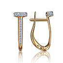 Серьги золотые С132-3730 | Серьги золотые С132-3730 купить по цене 47460 руб. в ювелирном магазине ⭐️ «Золотая Подкова»