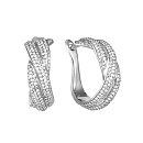 Серьги золотые E 21628 WG | Серьги золотые E 21628 WG купить по цене 313826 руб. в ювелирном магазине ⭐️ «Золотая Подкова»