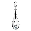 Подвеска серебряная B19395-P | Подвеска серебряная B19395-P купить по цене 1690 руб. в ювелирном магазине ⭐️ «Золотая Подкова»