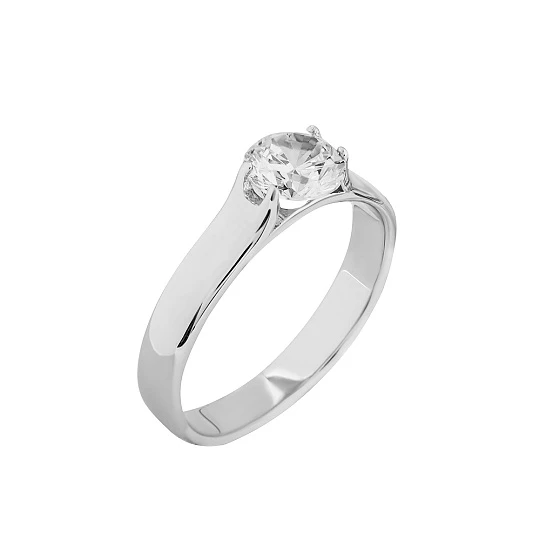 Кольцо серебряное CAS3914R | Ювелирные изделия Обручальные и помолвочные купить по выгодной цене в ювелирном магазине ⭐️ «Золотая Подкова»