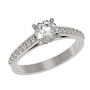 Кольцо серебряное 1039031-01210 | Кольцо серебряное 1039031-01210 купить по цене 1641 руб. в ювелирном магазине ⭐️ «Золотая Подкова»