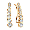 Серьги серебряные 93021056 поз. | Серьги серебряные 93021056 поз. купить по цене 3255 руб. в ювелирном магазине ⭐️ «Золотая Подкова»