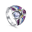 Кольцо серебряное 1-241-81101 | Кольцо серебряное 1-241-81101 купить по цене 7958 руб. в ювелирном магазине ⭐️ «Золотая Подкова»