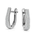 Серьги золотые 27246-200 | Серьги золотые 27246-200 купить по цене 95277 руб. в ювелирном магазине ⭐️ «Золотая Подкова»