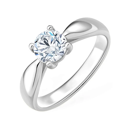 Кольцо золотое К33520365 | Помолвочные кольца купить по выгодной цене в ювелирном магазине ⭐️ «Золотая Подкова»