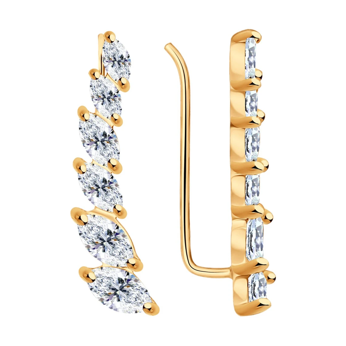 Серьги серебряные 93020984 поз. | Ювелирные изделия От «соколов» купить по выгодной цене в ювелирном магазине ⭐️ «Золотая Подкова»