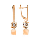 Серьги золотые 901202-1102 | Серьги золотые 901202-1102 купить по цене 70770 руб. в ювелирном магазине ⭐️ «Золотая Подкова»