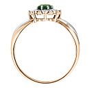 Кольцо золотое 802-02443-30-11-01-10 | Кольцо золотое 802-02443-30-11-01-10 купить по цене 107677 руб. в ювелирном магазине ⭐️ «Золотая Подкова»