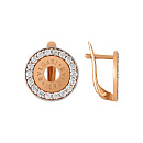 Серьги золотые 803-02449-10-00-20-00 | Серьги золотые 803-02449-10-00-20-00 купить по цене 51585 руб. в ювелирном магазине ⭐️ «Золотая Подкова»