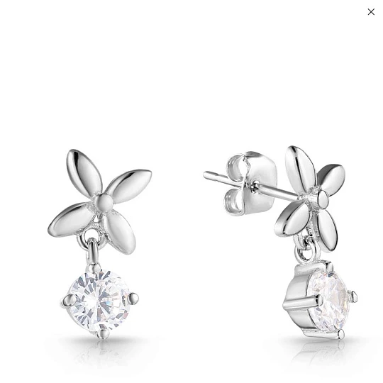 Серьги серебряные G1GY9245 | Ювелирные изделия в сети Золотая Подкова