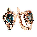 Серьги золотые 20691338 Топаз лондон | Серьги золотые 20691338 Топаз лондон купить по цене 59850 руб. в ювелирном магазине ⭐️ «Золотая Подкова»