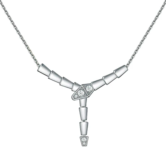 Колье серебряное 441-10-623-1р | Колье купить по доступной цене в ювелирном магазине ⭐️ «Золотая Подкова»