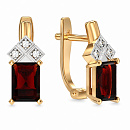 Серьги золотые 1042-11130-G | Серьги золотые 1042-11130-G купить по цене 56841 руб. в ювелирном магазине ⭐️ «Золотая Подкова»