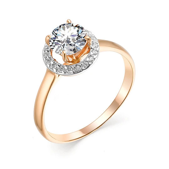 Кольцо золотое 11802799б | Ювелирные изделия от бренда Дилайт 💍 купить по доступной цене в ювелирной сети «Золотая Подкова»