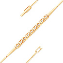 Браслет золотой Б10119285 | Браслет золотой Б10119285 купить по цене 229354 руб. в ювелирном магазине ⭐️ «Золотая Подкова»