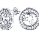 Серьги серебряные 6101604-00775 | Серьги серебряные 6101604-00775 купить по цене 2435 руб. в ювелирном магазине ⭐️ «Золотая Подкова»