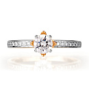 Кольцо золотое Т142015556 | Кольцо золотое Т142015556 купить по цене 18830 руб. в ювелирном магазине ⭐️ «Золотая Подкова»