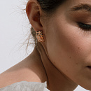 Серьги золотые 024782-1000 | Серьги золотые 024782-1000 купить по цене 76105 руб. в ювелирном магазине ⭐️ «Золотая Подкова»