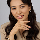 Кольцо золотое 15910-300 | Кольцо золотое 15910-300 купить по цене 86426 руб. в ювелирном магазине ⭐️ «Золотая Подкова»