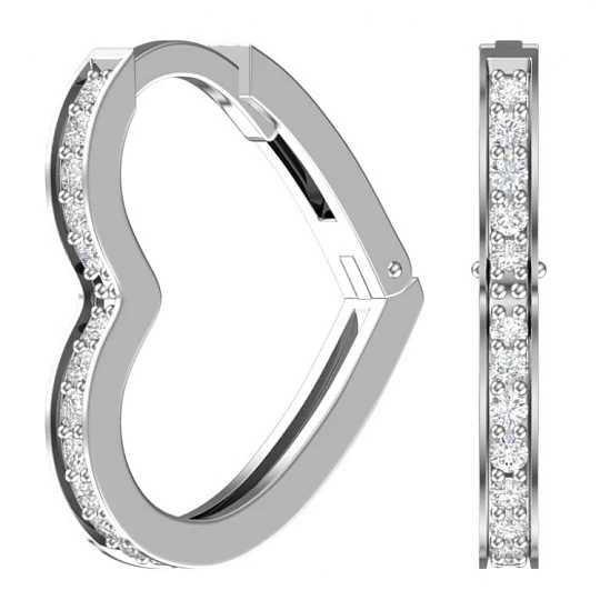 Серьги серебряные 0201503-00775 | Конго серьги купить по выгодной цене в ювелирном магазине ⭐️ «Золотая Подкова»