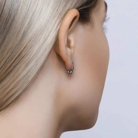 Серьги серебряные 94023703 | Ювелирные изделия От «соколов» купить по выгодной цене в ювелирном магазине ⭐️ «Золотая Подкова»