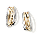 Серьги золотые 25795-100 | Серьги золотые 25795-100 купить по цене 136720 руб. в ювелирном магазине ⭐️ «Золотая Подкова»