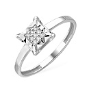 Кольцо золотое К32121271 | Кольцо золотое К32121271 купить по цене 43065 руб. в ювелирном магазине ⭐️ «Золотая Подкова»