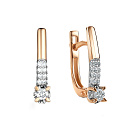 Серьги золотые 26012-100 | Серьги золотые 26012-100 купить по цене 112151 руб. в ювелирном магазине ⭐️ «Золотая Подкова»