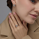 Кольцо золотое 16075-200 | Кольцо золотое 16075-200 купить по цене 72986 руб. в ювелирном магазине ⭐️ «Золотая Подкова»