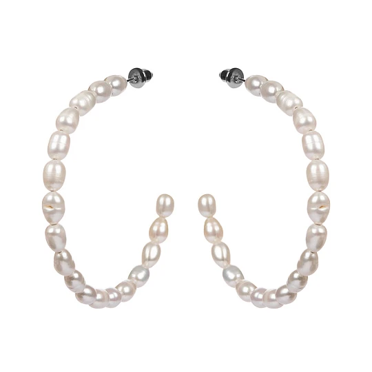 Серьги серебряные SV-RW002-Rd | Серьги с жемчугом купить по выгодной цене в ювелирном магазине ⭐️ «Золотая Подкова»