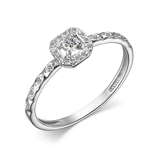 Кольцо золотое 15365-200 | Ювелирные изделия от бренда Алькор 💍 купить по доступной цене в ювелирной сети «Золотая Подкова»