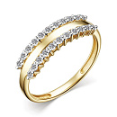 Кольцо золотое 15829-300 | Кольцо золотое 15829-300 купить по цене 89651 руб. в ювелирном магазине ⭐️ «Золотая Подкова»