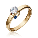 Кольцо золотое 01-5211-00-504-1121-38 | Кольцо золотое 01-5211-00-504-1121-38 купить по цене 44362 руб. в ювелирном магазине ⭐️ «Золотая Подкова»