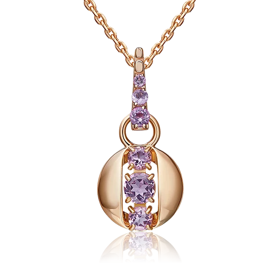 Подвеска золотая 03-3570-00-203-1110 | Фантазийные подвески и кулоны купить по выгодной цене в ювелирном магазине ⭐️ «Золотая Подкова»