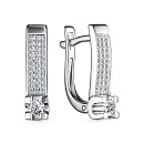 Серьги золотые 25435-200 | Серьги золотые 25435-200 купить по цене 155527 руб. в ювелирном магазине ⭐️ «Золотая Подкова»