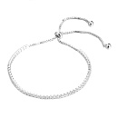 Браслет серебряный CZ-B04639-X-W-X-X-W | Браслет серебряный CZ-B04639-X-W-X-X-W купить по цене 5708 руб. в ювелирном магазине ⭐️ «Золотая Подкова»