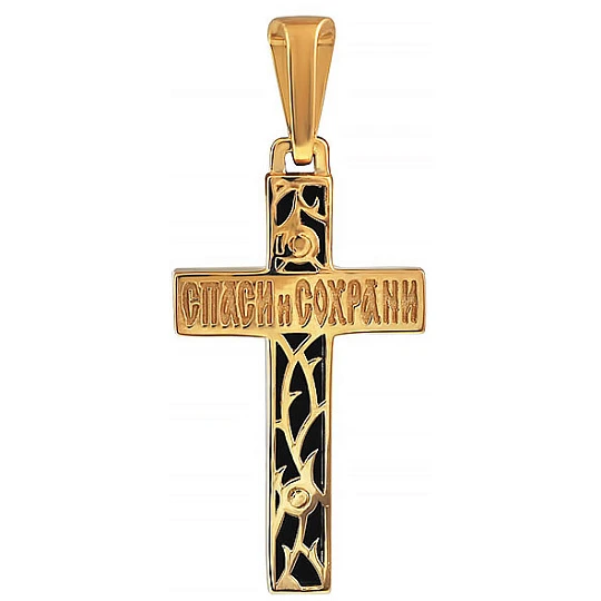 Подвеска золотая 80318Агат | Ювелирные изделия в сети Золотая Подкова