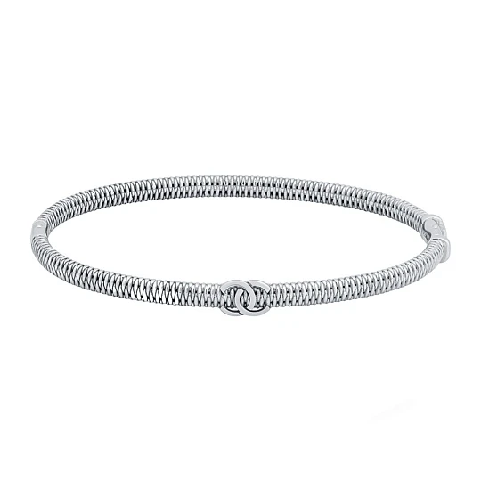 Браслет серебряный 00524-60-090101-00 | Жесткие браслеты купить по выгодной цене в ювелирном магазине ⭐️ «Золотая Подкова»