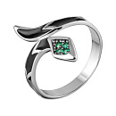 Кольцо серебряное 1056441-85110 | Кольцо серебряное 1056441-85110 купить по цене 2651 руб. в ювелирном магазине ⭐️ «Золотая Подкова»