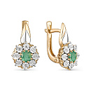 Серьги золотые 23101-101 | Серьги золотые 23101-101 купить по цене 119643 руб. в ювелирном магазине ⭐️ «Золотая Подкова»