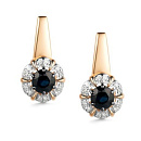 Серьги золотые 25939-102 | Серьги золотые 25939-102 купить по цене 103491 руб. в ювелирном магазине ⭐️ «Золотая Подкова»