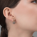 Серьги золотые 26204-100 | Серьги золотые 26204-100 купить по цене 188977 руб. в ювелирном магазине ⭐️ «Золотая Подкова»