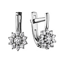 Серьги серебряные 4321с | Серьги серебряные 4321с купить по цене 1202 руб. в ювелирном магазине ⭐️ «Золотая Подкова»